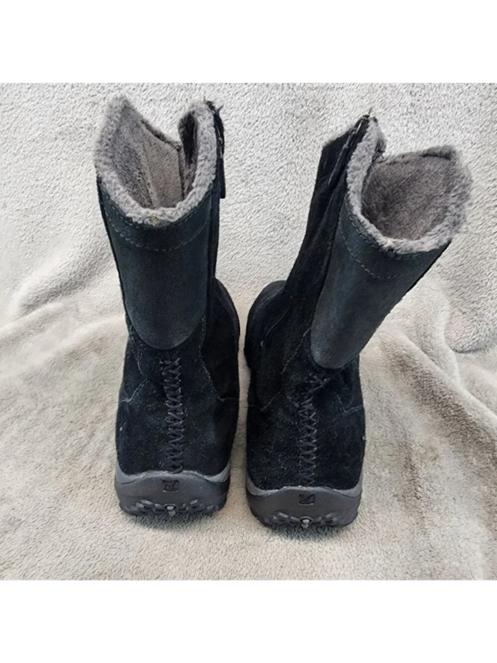 Sorel Shoes Womens Size 9 Maribel Black Suede Winter Boots *Read*